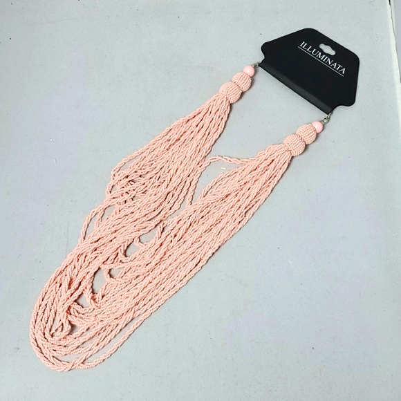 2 FOR $18  Steinmart pink 16 strand  seadbeads necklace - Picture 2 of 4